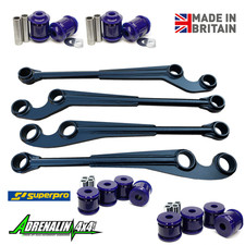 Land Rover Discovery 2 Front Rear 6 degree Castor Corrected Radius Arms + Bushes