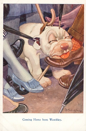 Bonzo postcard george - postcard, e