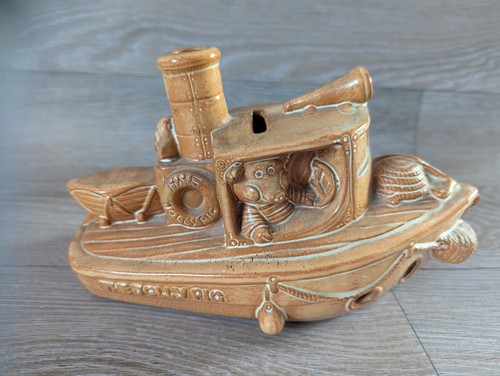 Tugboat money box - box, jolly