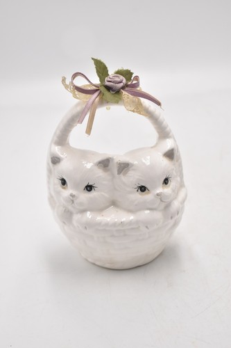 Vintage white cats kittens - vintage,