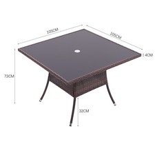 Coffee Table Rattan Outdoor