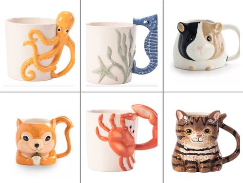Novelty mug animal shaped - 3d,