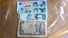 Vintage bank notes