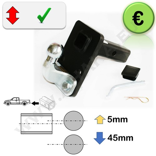 Heigh adjustable towbar - heigh,