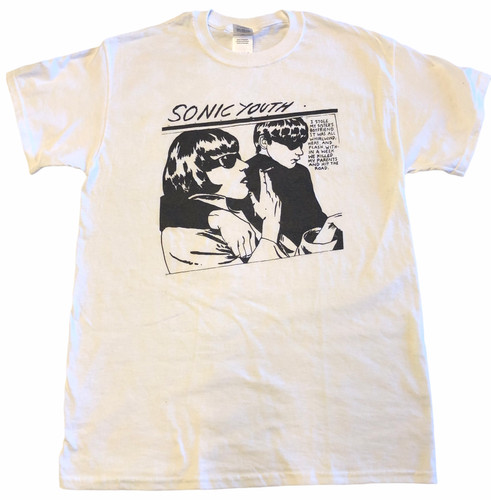 Sonic youth goo white shirt - sonic,