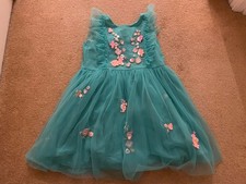 NEXT Girls Size 4-5 Teal