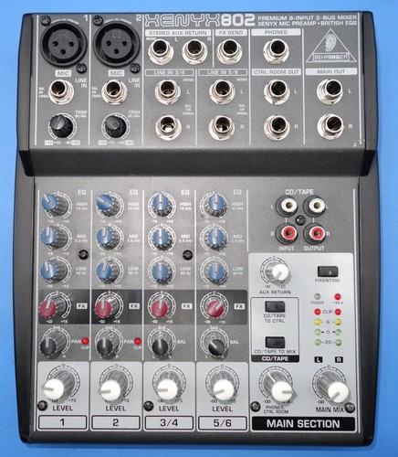 Behringer xenyx 802 untested - behringer,