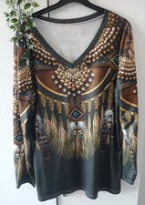 Ladies Boho Long Sleeved Top