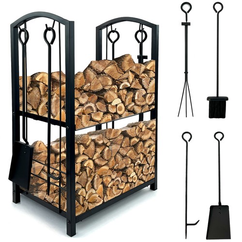 Firewood tier rack log - 2,