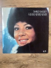 SHIRLEY BASSEY - Never Never Never - Ex Con LP Record United Artists UAG 29471