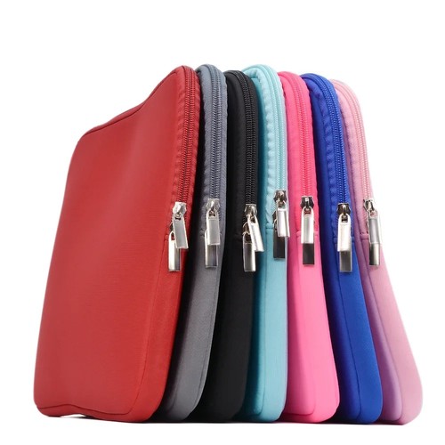 Soft cotton laptop sleeve case - soft,