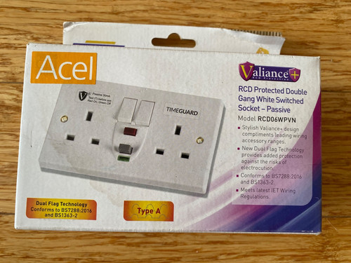 Timeguard double socket gang - socket, 2