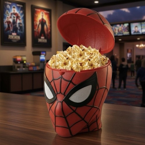 Spiderman popcorn bucket for - spiderman,