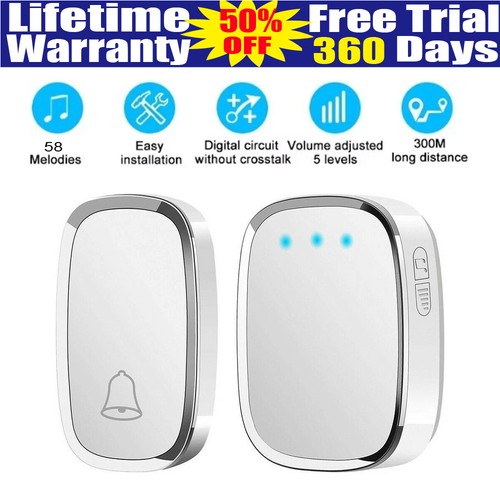 Wireless doorbell range door - wireless,
