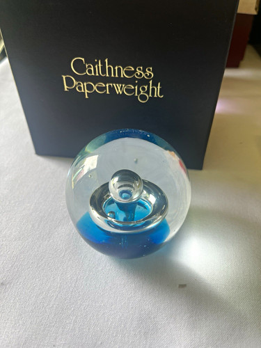 Caithness glass paperweight - caithness,