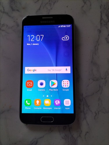 Samsung galaxy black - s6,