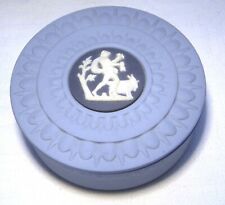 WEDGWOOD JASPER JASPERWARE   TRI COLOUR  TRINKET BOX
