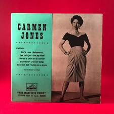 ORIGINAL SOUNDTRACK Carmen Jones 1956 UK 5-track 7" vinyl EP Pearl Bailey 45 HMV