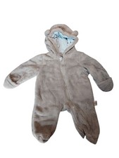 Grey Fluffy Snow Suit Unisex months New