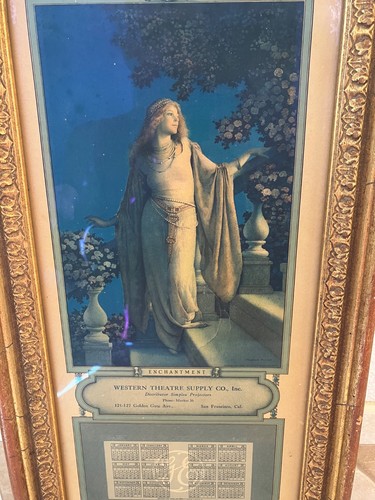 Maxfield parrish framed 1926 - maxfield,