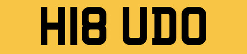 Hudo old private reg number - reg,