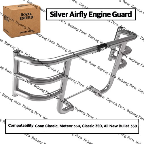 Silver airfly engine guard for - silver,