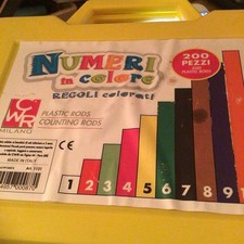 Educational Mathematics Small Set Plastic Cuisenaire Rods - Complete Set