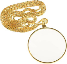 5X Magnifying Monocle Necklace