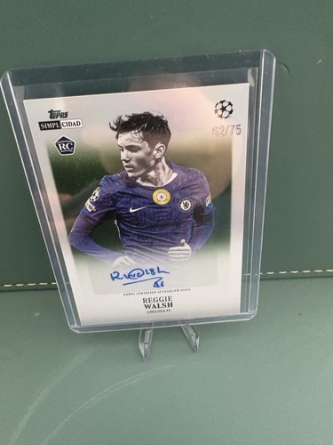 Reggie walsh auto topps - reggie,