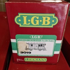 LGB 3019 G Gauge Garden Railway Green Postal Car Coach Steel wheels & Lighting