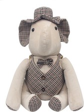 Cream Elephant Doorstop
