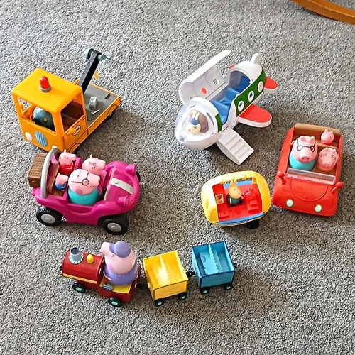 Peppa pig vehicles bundle - pig,