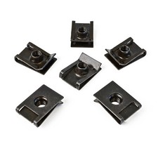 12x Metal Retaining Clips for