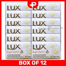 LUX Bright Impress Soap Bar Indulgent Skincare Face, Hands & Body 80g Box of 12
