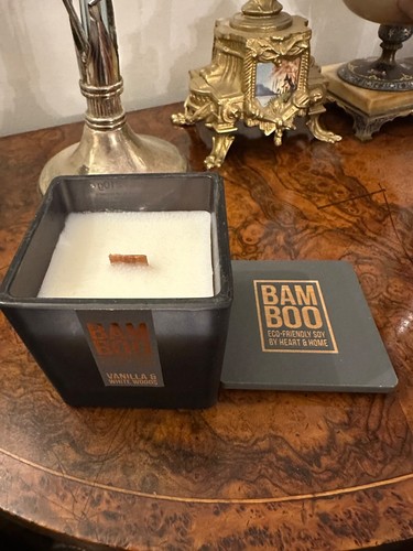 Heart home bamboo soy - home, wax