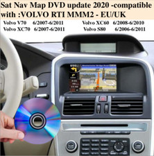 Sat Nav Map DVD update 2020 -compatible with VOLVO  XC60, S80 RTI MMM2 - EU/UK