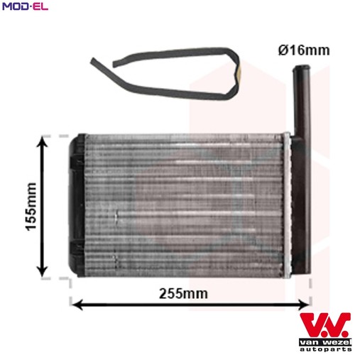 Heat exchanger interior - heat,
