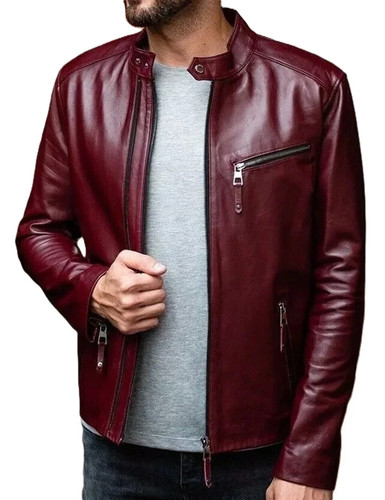 Men maroon leather - men,