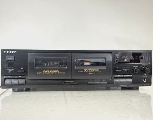 Sony dual cassette tape deck - dual,