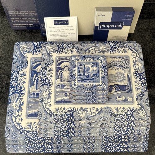 Spode blue italian - blue, placements