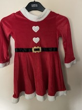 Girls Christmas Dress H&M Age 2-4 Years Good Condition