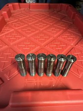 6pc RIVETT 1-A COLLET Lot 9” South Bend Metal Lathe 1/16 3/32 7/64 3/16 1/4 3/8