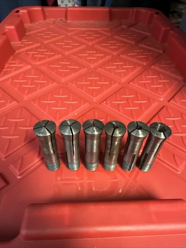 6pc rivett collet - collet, lot