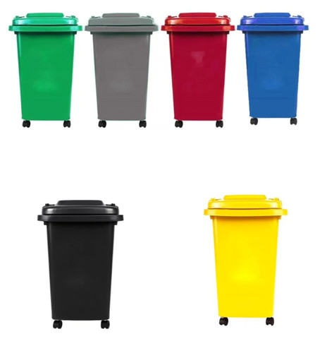 Recycling wheelie bin dustbin - recycling,