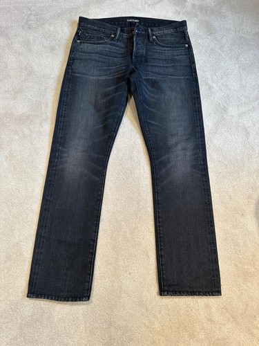 Tom ford men black washed - black,