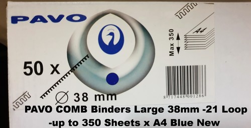 Pavo comb binders large - binders,