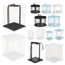 Clear Cake Box Large