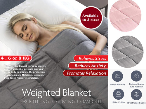 Weighted blanket sensory - blanket, sleep