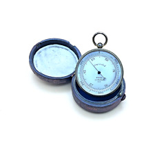 Vintage Cased Pocket Barometer - Ross London No. 562
