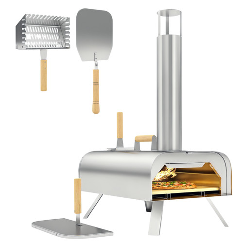 Outsunny portable wood pellet - portable,